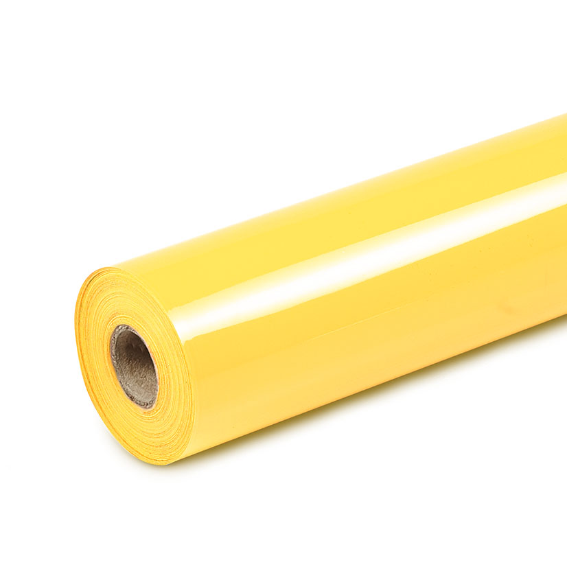 Tinted Yellow on Clear Film