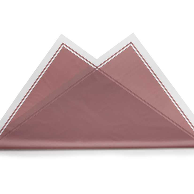 Rosy Mauve Square Frosted Film